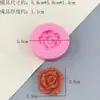 Molde de silicona de flor de plumeria y gardenia DIY chocolate grado alimenticio resistente a altas temperaturas fácil de desmoldar molde hecho a mano