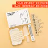 Prato de Jantar para Bolo Faca e Garfo Conjunto Faca e Garfo Descartáveis Prato de Papel Chapéu de Vela Caixa para Talheres