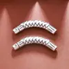 Plata pura 999 vintage 3D plata dura estilo chino forma de pez koi pulsera media curva, pulsera media forma de pez "abundancia cada año" accesorio de tubo de plata