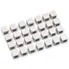 Cuentas cuadradas de acero inoxidable pulido grande de 12 mm con letra de corrosión, agujero pasante, cuentas para collar pulsera DIY, cuentas de amor