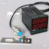 Medidor de Pantalla Digital Fotoeléctrico Sensor de Medición de Velocidad Control Efecto Hall Rodillo Motor Prueba de Motor Medición
