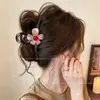 Nuevo estilo primavera y verano pinza de tiburón grande para mujer con un toque de alta gama, no daña el cabello, pinza de pelo para la nuca, accesorio para el cabello