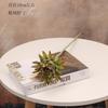 Flores Artificiales para Accesorios de Fotografía, Arreglos Florales de Lujo Ligero Hechos a Mano, Bolas Creativas de Plantas Verdes, Decoración Nórdica Suave Flores de Seda al por Mayor