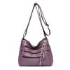 Moda Feminina Bag Crossbody Bag Feminino 2020 Nova Soft PU Shoulder Bag Feminino de meia-idade Bolsa da Mãe