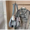 Bolso de Hombro Impermeable de Nailon con Cordón Estilo Japonés 2025 Nuevo para Viaje Casual Versátil de Gran Capacidad Cruzado