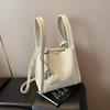 Bolso de Cubo Casual Simple 2025 Primavera Tendencia Bolso de Hombro Moderno Texled para Mujer Bolso Cruzado Texled para Viajes