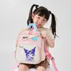 Nuevas Mochilas Pequeñas Resistentes al Agua Lindas para Niños y Niñas de Jardín de Infancia, Mochilas Kuromi Modernas, Casuales y Versátiles para Ventas Transfronterizas