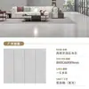 Laje de Rocha de Guangdong 800X2600X9mm Esmaltada na Superfície Luz Suave Microcimento Parede de Fundo Painel de Parede Liso Cor Sólida Aveludado