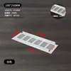 Malla de Ventilación para Gabinete de Aleación de Aluminio Blanco Cubierta Decorativa para Zapatero Rejilla de Agujero de Ventilación Rejilla de Disipación de Calor Agujero Cubierta de Agujero de Escape