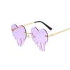 Nueva tendencia europea y americana, gafas de sol personalizadas, coloridas gafas de sol con lágrimas de película oceánica para hombres y mujeres, comercio exterior transfronterizo 028