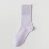Calcetines Personalizados para Mujer, Primavera y Otoño, Minimalistas de Color Sólido de Moda, Calcetines Holgados para Niñas, Calcetines de Algodón Puro sin Costuras Casuales para Maternidad