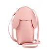 Carteira Bolsa Feminina 2024 Nova Moda Casual Personalizada Bolsa Transversal Cachorrinho Bolsa para Celular Curta Tendência Cor Macaron
