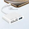 Para Teléfono Móvil Apple iphone12 13 14 15 cámara tarjeta TF SD unidad USB convertidor de tarjeta de memoria