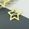 Pasador de color dopamina para niña, tarjeta para el pelo de estrella de cinco puntas para niños, pin BB de color caramelo, clip para accesorios de pelo de color macarrón