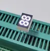 Tubo Digital LED de 2 Dígitos de 0,2 Polegadas, Tela Digital de Luz Branca de Cátodo Comum de Alto Brilho, Display Digital Duplo 8 de 5 Pinos em Linha Dupla