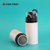 Hervidor de Aluminio en Blanco Sublimado Hervidor Portátil de Boca Ancha con Tapa para Llevar Regalo Creativo para Estudiante Taza de Agua