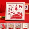 1º de Julho Festa Dia da Fundação Patriótica Artesanal Pintura em Tecelagem de Bambu Materiais DIY Construção de Equipe Educação Atividades Culturais Temáticas Vermelhas para Crianças