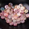 Ding Yi 4x 6 Leng Yue Nishang Rose Ábaco Cuentas Galvanizado Resaltado Cuentas Dispersas diy Cadena para Teléfono Móvil Accesorios de Joyería