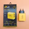 Cargador Dual PD + Dual USB de 120W Adecuado para Huawei Android Apple Teléfono Móvil Cabezal de Carga USB Múltiples Puertos Cabezal de Carga Rápida