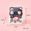 Nova Miniatura de Gatinho DIY Criativa Artesanal Bolsa de Gatinho de Papelão Pingente de Chaveiro Material Pingente de Resina Ornamento