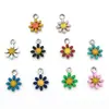 Pingente Mini Coração Relâmpago Estrela Cruz Esmalte Aço Inoxidável Anti-Gotejamento Pingente para Brincos Colar Feito à Mão DIY