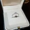 Anillo Abierto de Saturno con Circonita Estilo Coreano Lujo Ligero Moda para el Trabajo Temperamento Anillo para el Dedo Índice Joyería Personalizada de Moda Venta al por Mayor