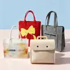 Bolsa de feltro personalizada bolsa tote Xiaohongshu grande capacidade bolsa chamativa presente corporativo bolsa de mão de celebridade da rede de publicidade