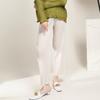 Pantalones plisados de pierna ancha para mujer al por mayor de talle alto con caída, delgados y versátiles Miyake japoneses, holgados rectos casuales