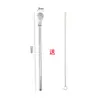 Artefacto de Paja Acero Inoxidable 304 Extendido Cuchara Revólver Filtrante Integrado Doble Uso Metal Grueso No Desechable Comestible