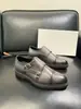 Zapatos Monje Genuinos de Cuero Estilo Vintage con Doble Hebilla, Zapatos de Cuero de Corte Bajo para Hombre Blt, Venta Caliente Transfronteriza, Suministro Directo