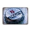 Artesanía metálica de Cerveza Carlsberg pintura decorativa vintage de hierro pintura decorativa nostálgica decoración de pared de bar personalizada
