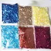 Papel Irregular Iridescente Papel de Caramelo para Decoraciones DIY de Uñas, Papel de Concha, Polvo de Brillo, Paquete de 20g