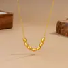 Collar de siete cuentas para mujer, moderno modelo nuevo 2026, diseño bicolor, lujo ligero, estilo vintage, cadena versátil y de nicho para la clavícula