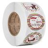 Etiqueta adhesiva enrollable de Amazon para decoración navideña, regalo, serie de pegatinas