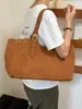 Bolsa vintage de gran capacidad, nuevo modelo verano 2026, alto valor estético, bolso de hombro de color sólido, bolsa de mano casual para el trabajo y los desplazamientos