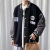 Chaqueta de béisbol estilo Hong Kong para hombre, top versátil, nuevo modelo de primavera, marca trendy americana, abrigo casual holgado para niños