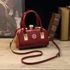 Bolsa de Mão Simples para Noiva 2026 Novo Estilo com Textura Estilo Western, Couro Brilhante, Grande Capacidade, Bolsa Casual de Ombro e Transversal para Mulheres