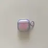 Capa Gradiente Color-Blocking para Fone de Ouvido Bluetooth Adequada para AirPods Pro 3, Estilosa Capa Protetora Apple Pro/Pro2 para 2ª/3ª Geração
