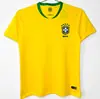 Camiseta Retro de Brasil Local y Visitante Five-Star 980204 Edición Especial Versión Fan Selección Nacional Versión Tailandesa