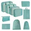 Bolsa de almacenamiento para viajes transfronterizos, set de neceser, bolsa de almacenamiento organizadora de ropa para equipaje de siete piezas, bolsa de almacenamiento de viaje