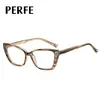 82273 Armazón de Gafas Clásico Negro Grueso para Mujer, Luz Azul Anti-Azul, Cara Grande, Cara Llana, Se Puede Combinar con Miopía Lentes Transparentes Venta al por Mayor