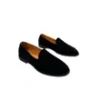 Mocasines de gamuza para hombre, punta redonda, estilo slip-on, adecuados para uso de negocios y casual