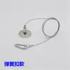 Cable de acero para lámpara de araña código colgante alambre de exposición gancho de alambre disco de cable de acero código accesorios de iluminación