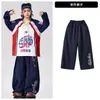 Ropa de Calle de Baile Urbana de Moda para Niños Atuendo de Hip-Hop para Actuación Estilo Urbano Fresco para Niños Atuendo Fresco para Actuación Batería