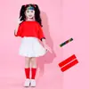Disfraces de Presentación para Niños en Colores Dulces, Disfraces de Baile para Preescolar, Fotos de Graduación de Primaria, Uniformes de Clase de Porristas