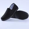Verano Zapatos de Tela de Pekín Antiguos para Hombre Todo Negro Transpirables para Pie Slip-on para Mujer Punta Redonda Zapatos de Trabajo para Hotel Zapatos de Rendimiento