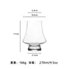 Taza de Cata de Cristal Creativa Transparente para Whisky Alto Valor de Color Vertical Fragante Taza Aromática Copa de Vino Extranjero Copa Seca