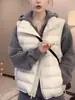 Chaleco de plumón de pato blanco de alta gama para mujer, corto, Otoño Invierno 2026, nuevo estilo coreano, holgado, petite, chaleco