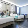 Mobiliário de Hotel para Quartos Padrão, Conjunto Completo de Camas de Casal de Hotel, Quartos de Hóspedes, Apartamentos de Temporada, Quartos Modelo, Fábrica de Móveis Fixos