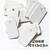 Descuento directo de fábrica Fabricado en China etiqueta pequeña etiqueta de ascensor pequeño cuerda para colgar tarjeta de papel pequeña se puede escribir a mano listado